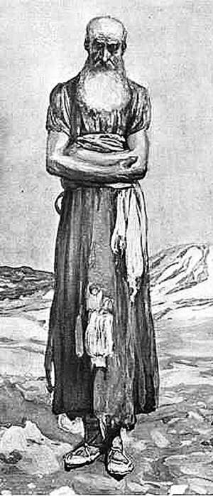 Старозавітного пророка Наума в Україні вшановували як покро-вителя науки й розуму. Гравюра Джеймса Тіссо, кінець XIX століття