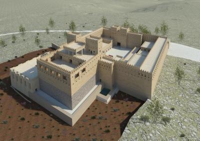 Модель дворца в Рамат-Рахеле