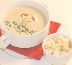 Пісні супи готують із розведеного картопляного пюре. Заправляють смаженими грибами, овочами, зеленню. Присмачують вершками, плавленим сиром