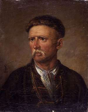 Видел ли Василий Тропинин собственными глазами Устима Кармалюка — неизвестно. По преданию в 1820-х годах художник рисовал портреты осужденных, среди которых был и &quot;украинский Робин Гуд&quot; 