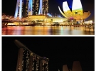 Отель Marina Bay Sands и Художественно-технический музей в Сингапуре