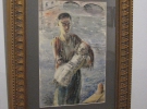 "Испанская женщина держит мертвого младенца", 1934 г.