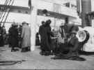 Группа спасенных пассажиров с &quot;Титаника&quot; на борту &quot;Карпатии&quot;, апрель 1912