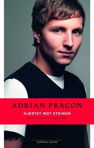 Менше, ніж через рік після трагічних подій, норвезьке видавництво Cappelen Damm випустило книгу &quot;Серце проти каменю&quot;. Адріан Пракон написав її у співавторстві з журналістом Еріком Меллером Сулхеймом
