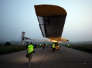 Размах крыла Solar Impulse составляет 63,4 метра