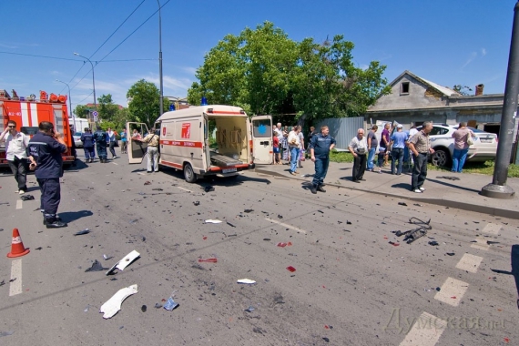 Аварія сталася на перетині вулиць Щорса і Спартаківській