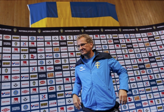 Наставник сборной Швеции Эрик Хамрен