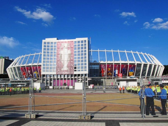 На Олімпійський почали запускати задовго до матчу