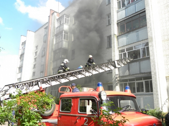 Пожежа у підвалі наражала на небезпеку мешканців будинку