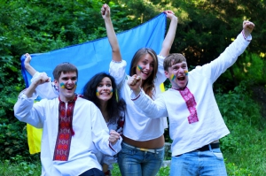 Фото Алёны Павленко на сайте fanday.mts.com.ua, фотоконкурс &quot;Я - фанат Украины&quot; 
