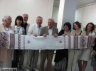 Торжественная передача рушныка Музею выдающихся деятелей украинской культуры