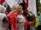 Сторонники Тимошенко приходили с символикой &quot;Батькивщины&quot;