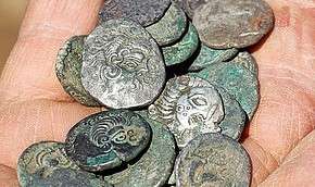 Монети були в обігу у кельтського племені коріозолітів