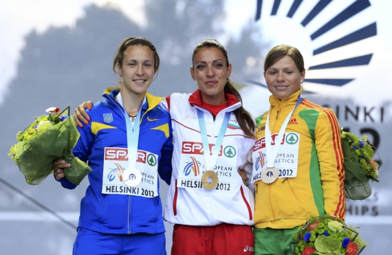 Олеся Повх завоевала серебро чемпионата Европы в стометровке