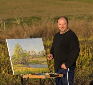 Владимир Козюк рисует пейзажи. Говорит, что на картинах можно зарабатывать неплохие деньги.