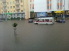 Дощ буквально за годину затопив центр міста