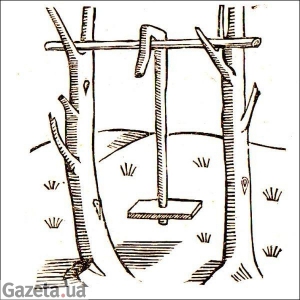 Петровская качели с Гуцульщины