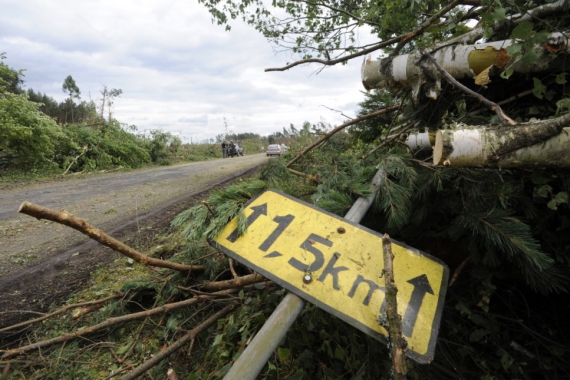 Стихія вдарила по Куявсько-Поморському і Великопольському воєводствах