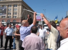 Харьковским оппозиционерам удалось установить одну палатку