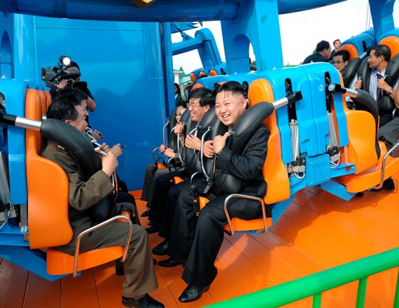 Ким Чен Ыну аттракционы понравились
