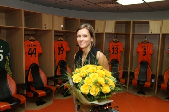 Ольга Саладуха давно мріяла відвідати стадіон &quot;Шахтаря&quot;