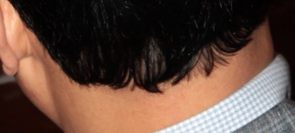 В прическе Захира журналисты все равно нашли седые волосы