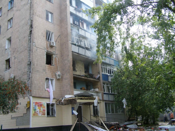 В Харькове на третьем этаже многоэтажки произошел взрыв