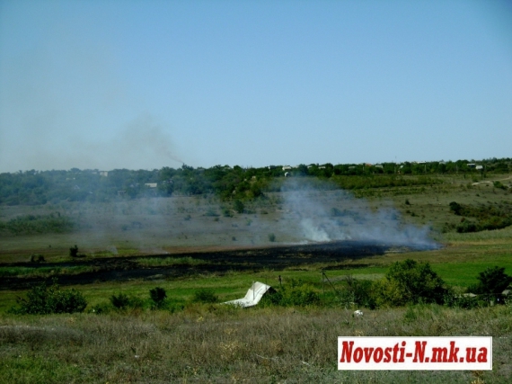 Вогонь вирував прямо в межі населеного пункту