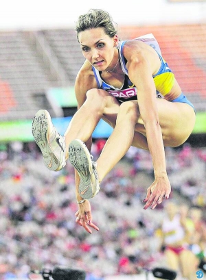 Ольга Саладуха — чемпіонка світу-2011, бронзовий призер Олімпіади-2012 у потрійному стрибку