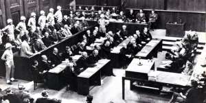 Нюрнбергский процесс, 1945.