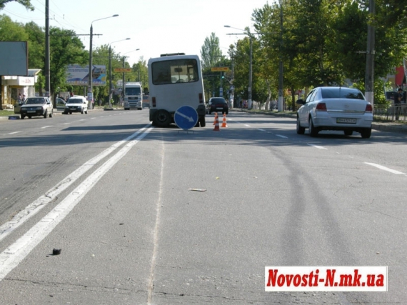 Маршрутка с пассажирами ехала по проспекту Героев Сталинграда