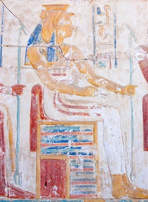Богиня Мут. Зображення з давньоєгипетського храму
