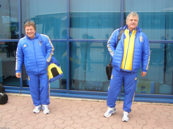 Тренеры сборной - Александр Заваров и Андрей Баль