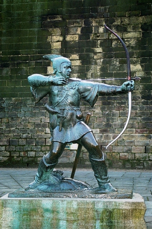 Памятник Робин Гуду в г. Ноттингем