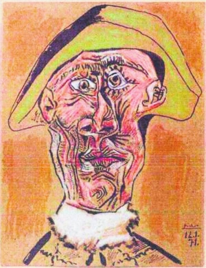 Картину Пабло Пікассо ”Голова Арлекіна” вкрали серед інших із галереї ”Кюнстхал”. Художник написав її 1971-го, за два роки до своєї смерті