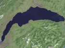 Супутникове зображення Женевського озера