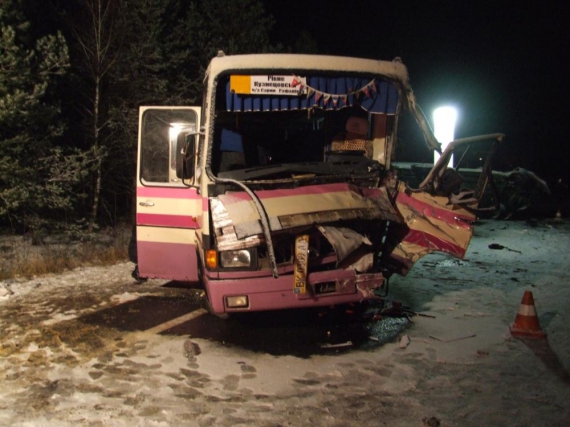 45-річний водій рейсового автобусу загинув на місці ДТП