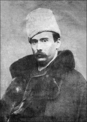 Микола Садовський у кінці 1880-х, коли церква не дозволила Марії Заньковецькій повінчатися з ним 