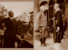 Гетман Скоропадский в Германии, 1920-е годы. / Павел Скоропадский во время встречи с германским кайзером Визльгельмом, 1918 г.