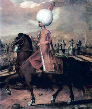Ганс Еворт, Султан Сулейман на коні, 1549 рік