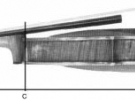 Пропорції скрипки А.Страдіварі De Fontana, 1702