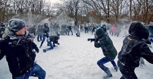 Майже 500 людей взяли участь у масовій грі в сніжки ”Снігова битва” 27 січня в Одесі