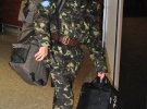 Украинские миротворцы вернулись из Либерии домой