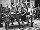 Немецкие медицинские сестры, захваченные американцами в госпитале города Шербур