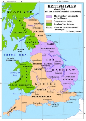 Англия в 886 году