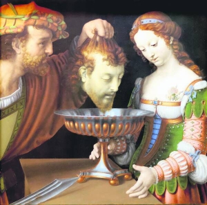 Картину ”Соломія отримує голову Івана Хрестителя” італійський живописець Андреа Соларіо створив між 1520-м і 1524 роками. Музей історії мистецтв, Відень