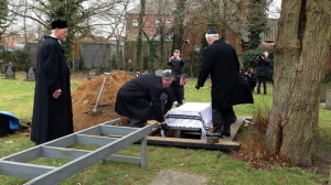 Похороны останков евреев погибших в 12 веке в Норвиче