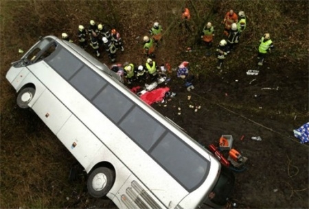 Аварія автобуса в Бельгії