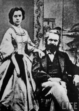 Карл і Женні Маркс у 1866 році