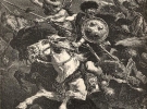 Гуни в битві на Каталаунських полях. Малюнок A. De Neuville з «Популярної історії Франції»